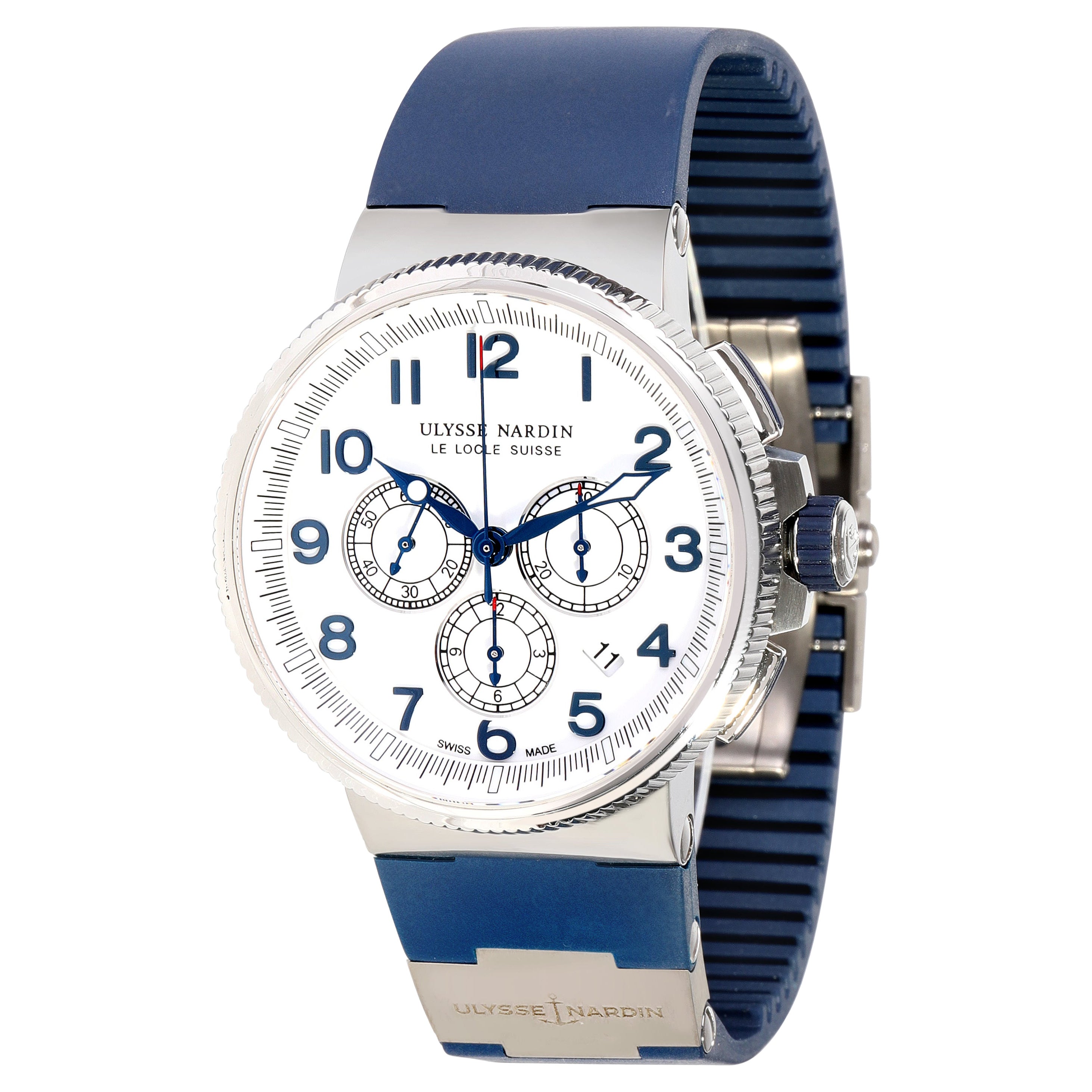 Ulysse Nardin Maxi Marine 1503-150 Herrenuhr aus Edelstahl