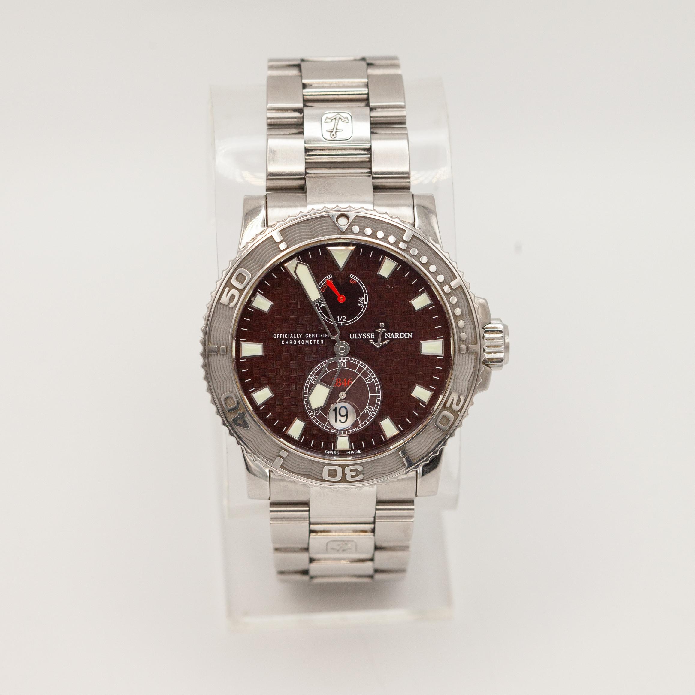 Ulysse Nardin Maxi Marine Diver 263-33 Cronometro Automatico da Uomo in vendita 9