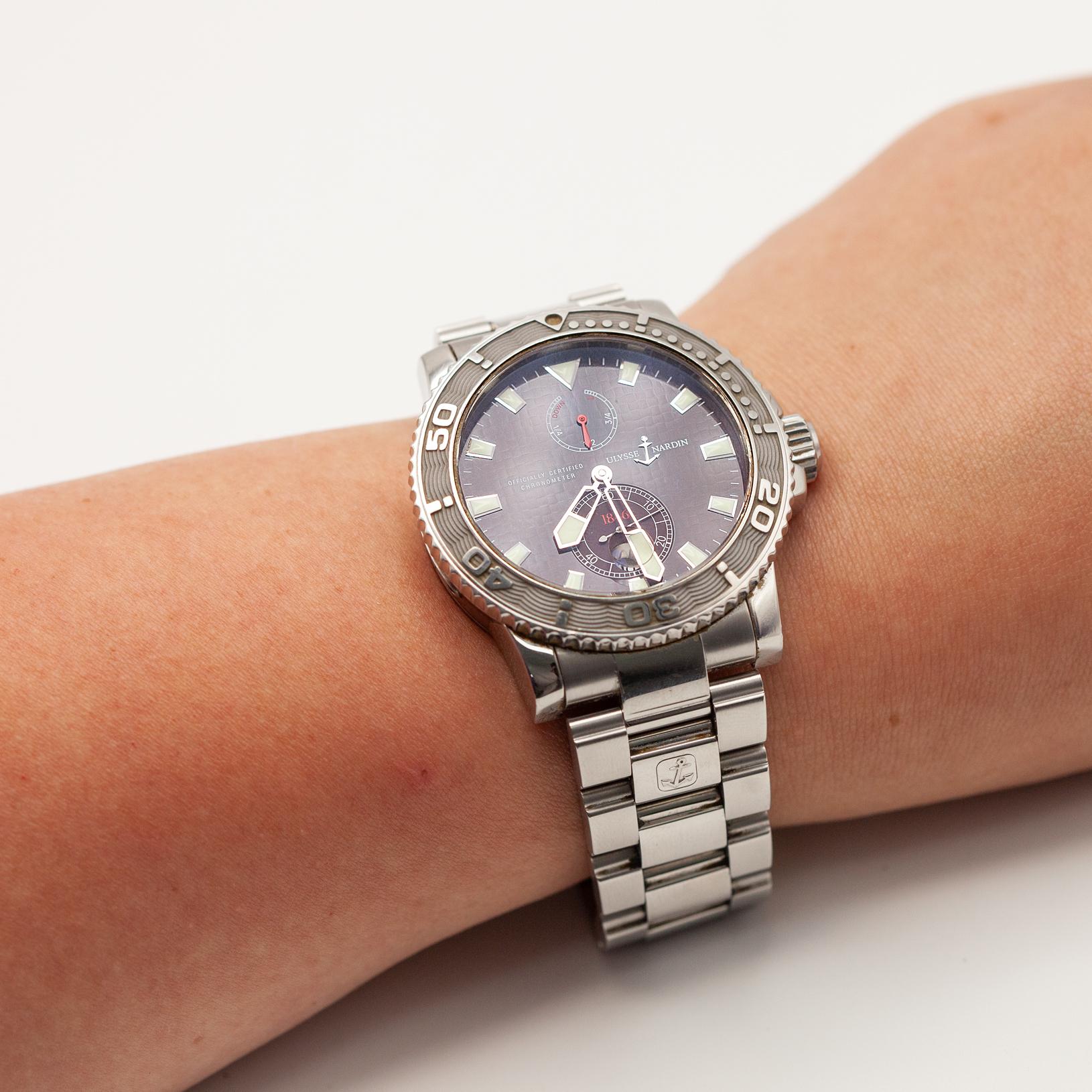 da uomo o donna Ulysse Nardin Maxi Marine Diver 263-33 Cronometro Automatico da Uomo in vendita