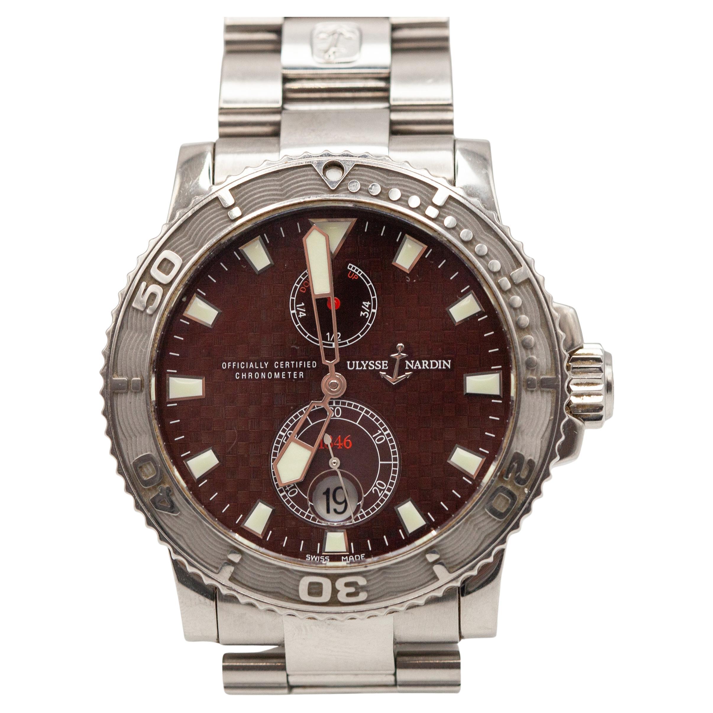 Ulysse Nardin Maxi Marine Diver 263-33 Cronometro Automatico da Uomo in vendita