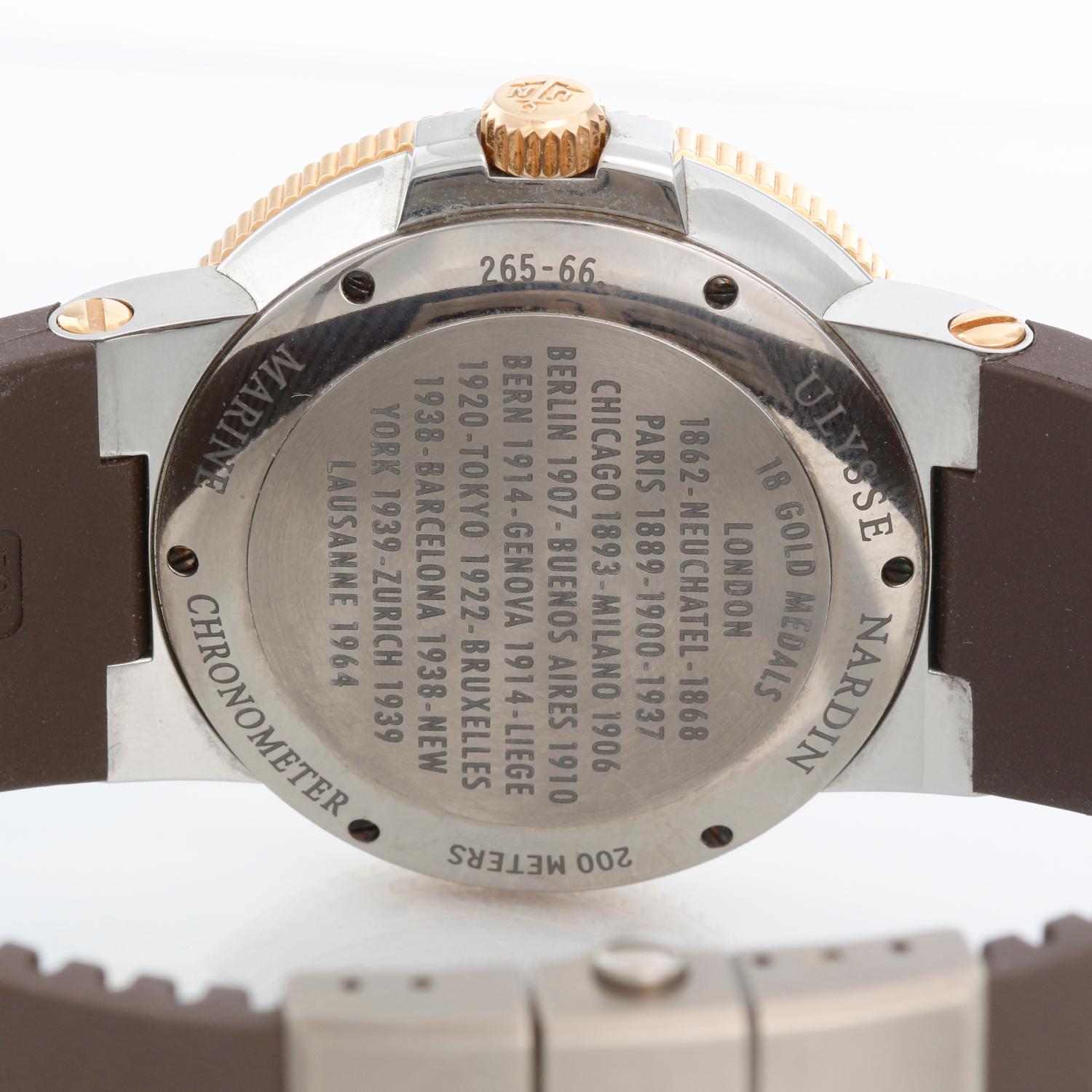 Ulysse Nardin Men's Maxi Marine Chronometer 265-66 In Excellent Condition In Dallas, TX