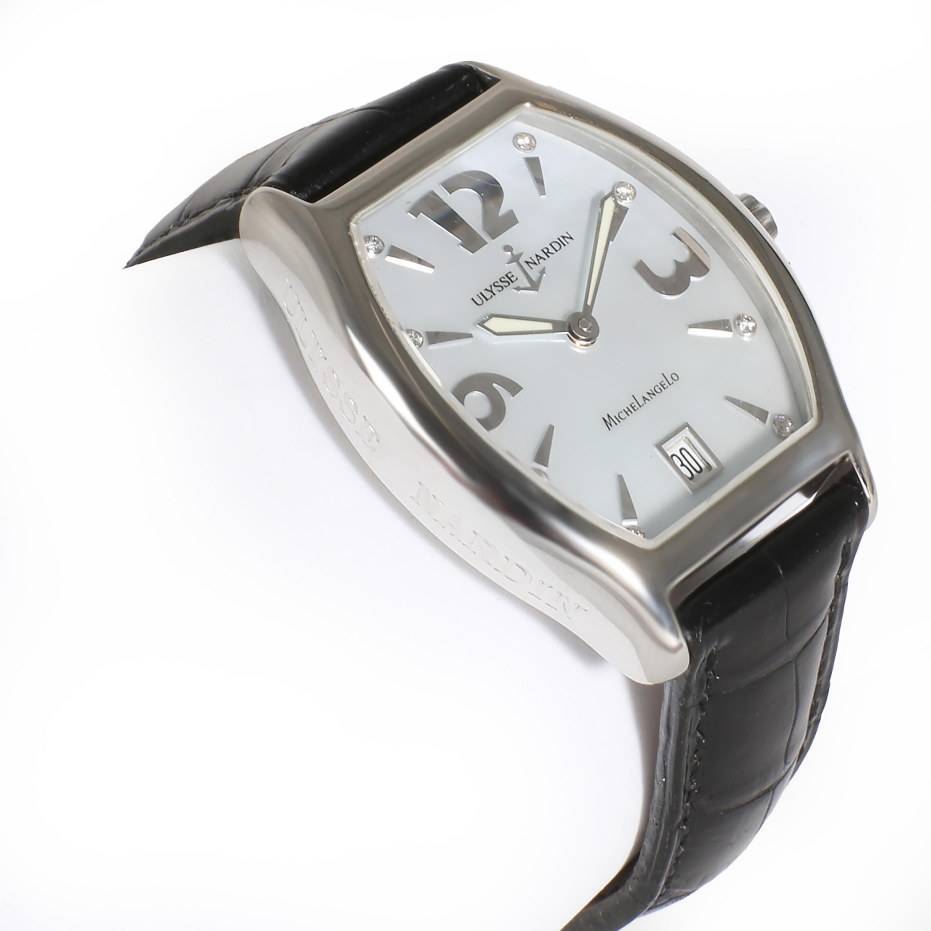 Ulysse Nardin Michelangelo 113-48 Unisex Watch in  Stainless Steel 1