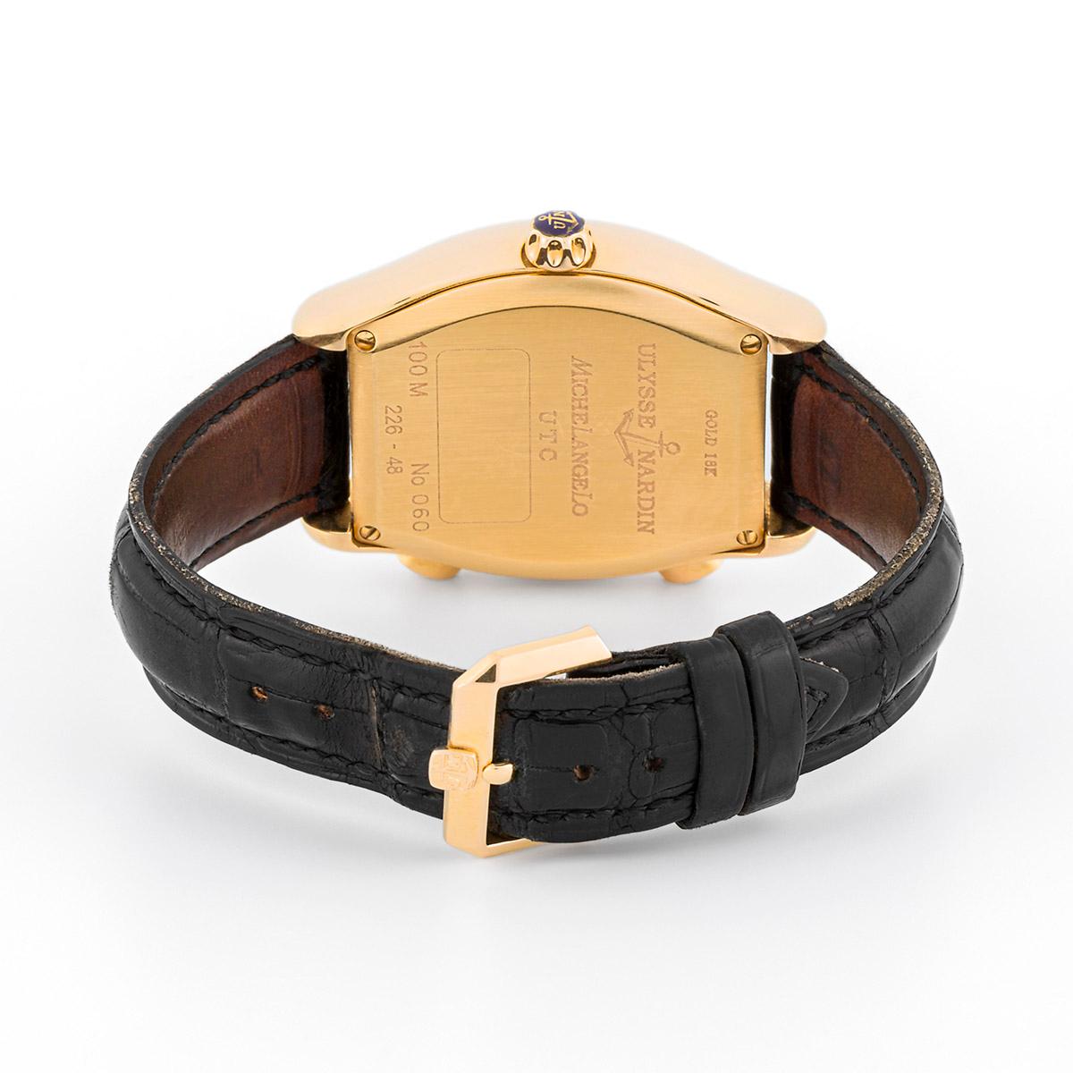 Reloj Ulysse Nardin Michelangelo Utc Dual Time 18K para hombre en venta 2