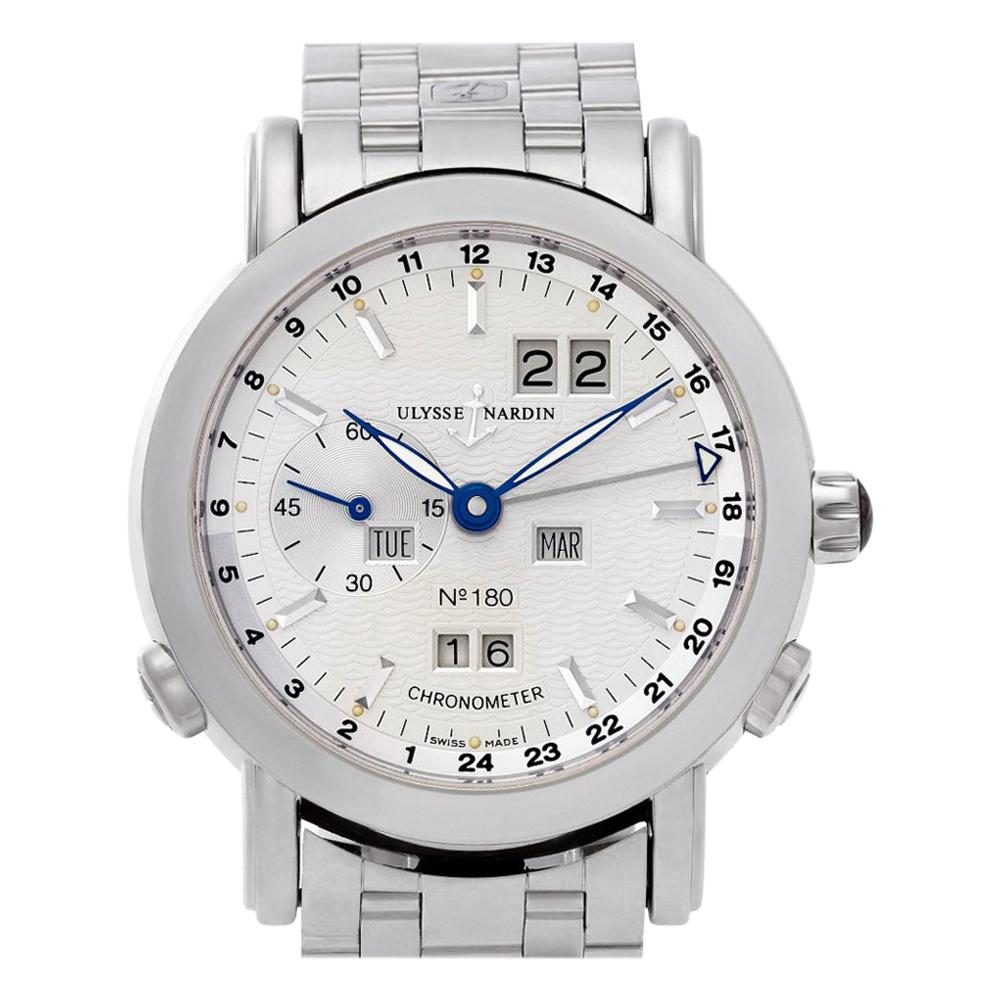 Ulysse Nardin Perpetual Calendar 329-80, Silver Dial, Certified