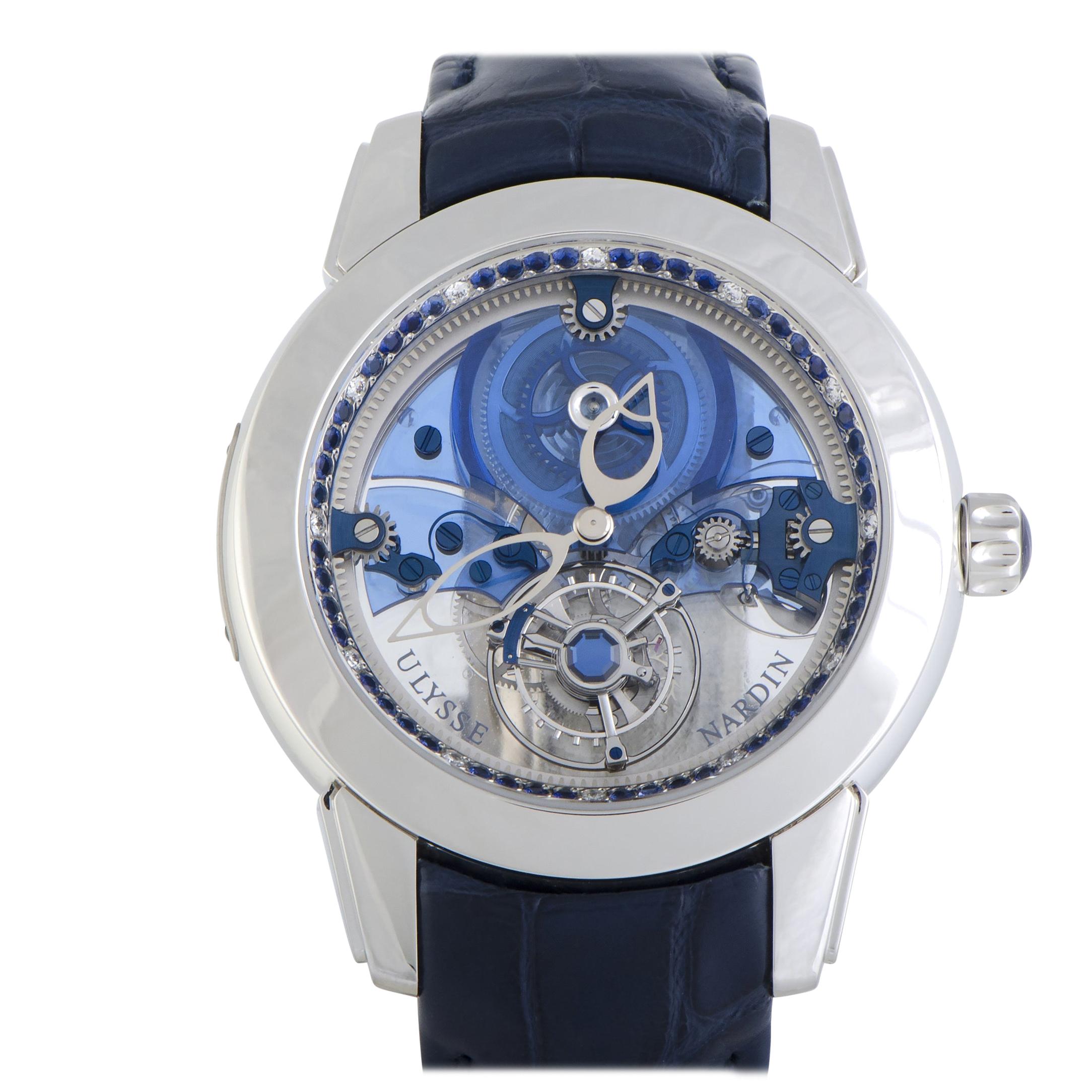 Ulysse Nardin Royal Blue Mystery Tourbillon Watch 799-92