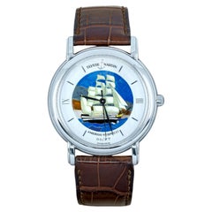 Ulysse Nardin San Marco Amerigo Vespucci Cloisonné Enamel Platinum Watch