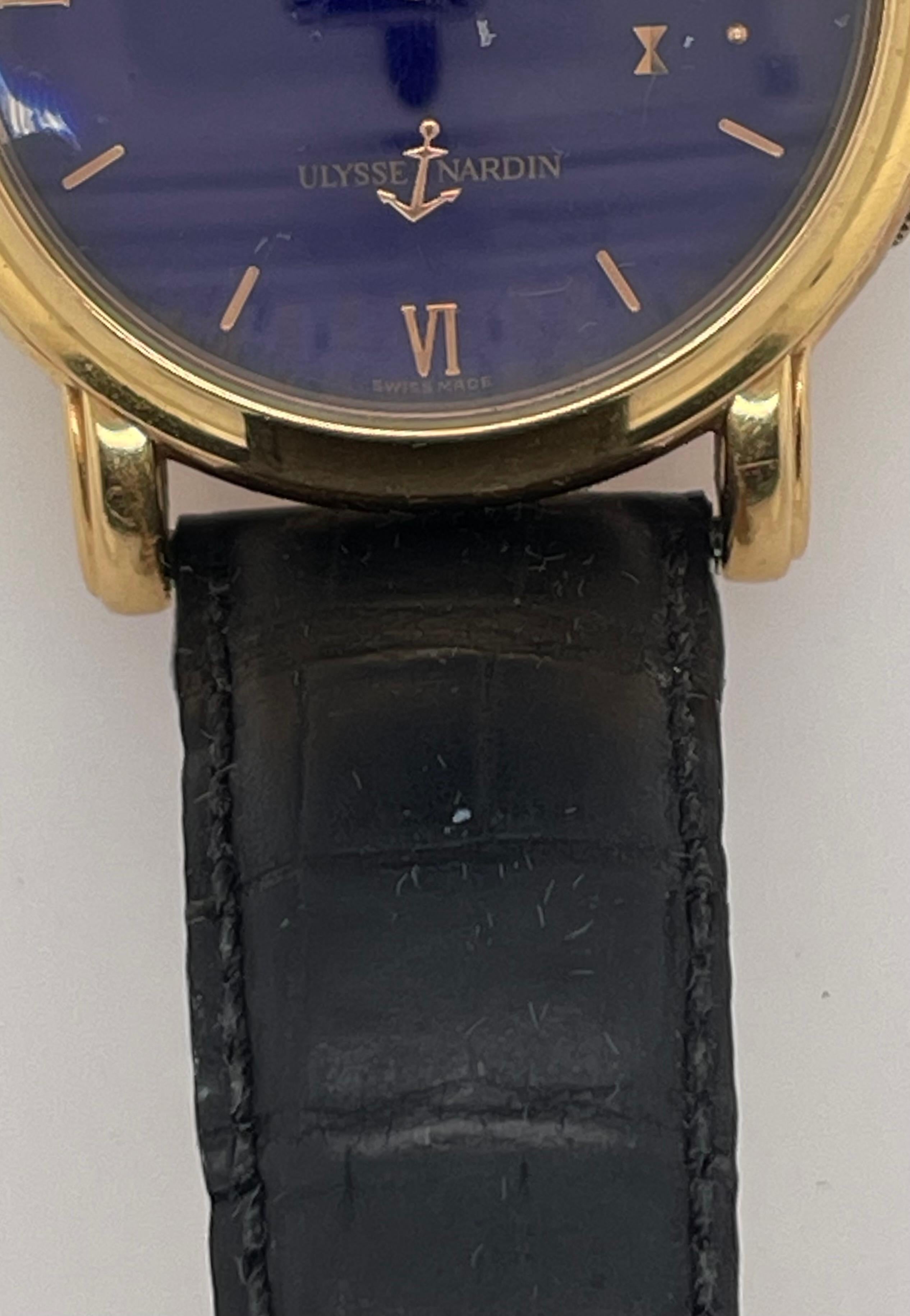 ULYSSE NARDIN San Marco Hour Striker 18K Gold For Sale 10