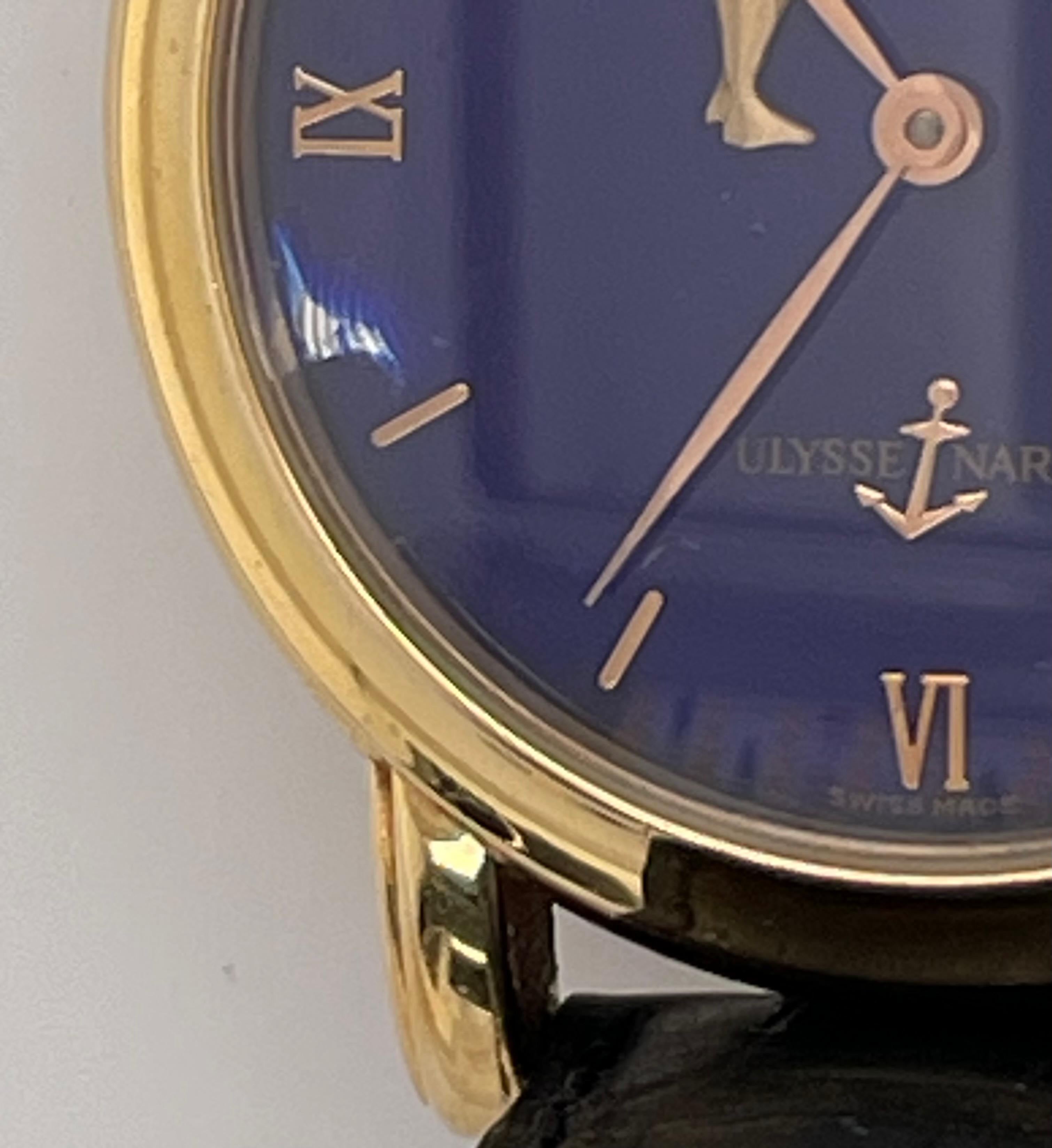 ULYSSE NARDIN San Marco Hour Striker 18K Gold For Sale 11