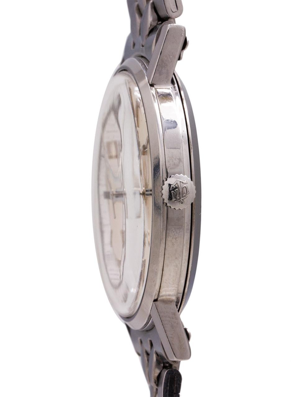 Men's Ulysse Nardin Stainless Steel Automatic wristwatch Ref 10528/1, circa 1960s