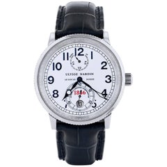 Ulysse Nardin Stainless steel Maxi Marine Chronometer Automatic Wristwatch