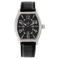 Vintage Ulysse NardMichelango 233-48 Stainless Steel w/ Black dial 35mm Automatic watch