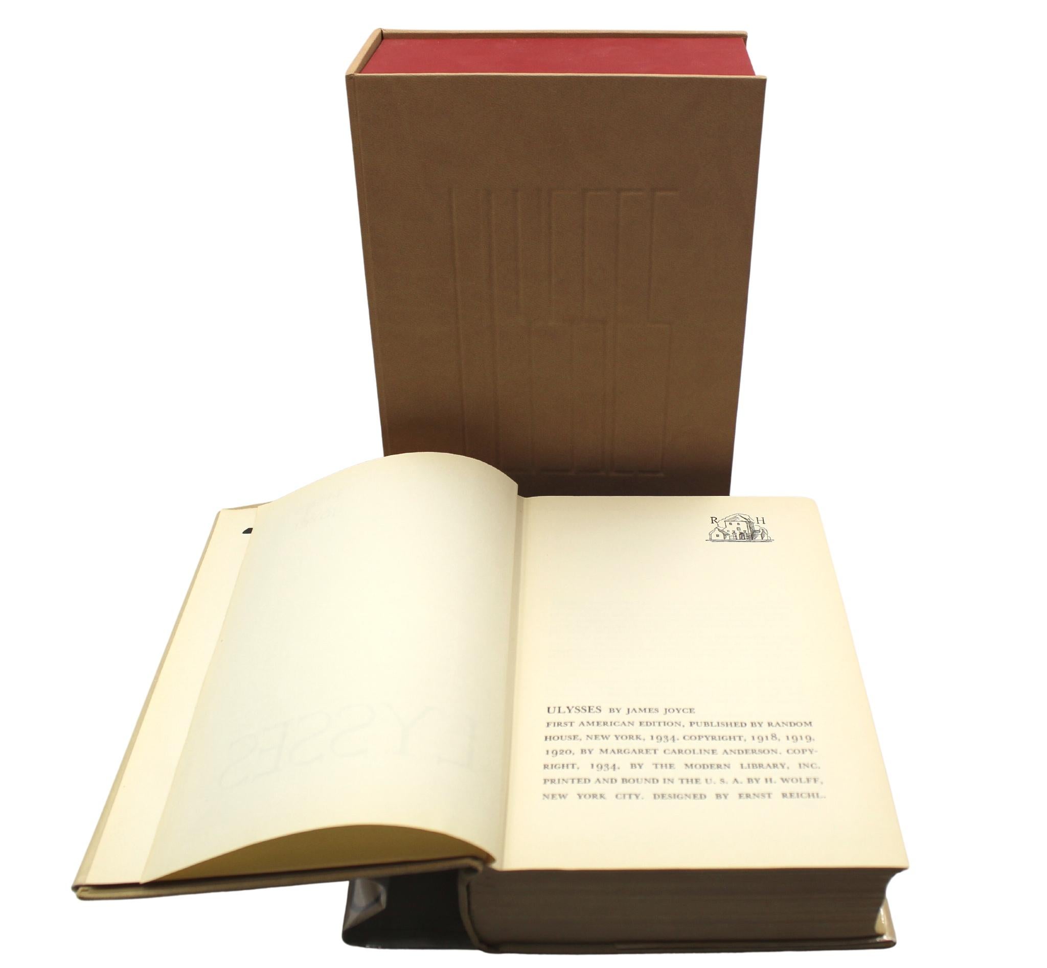 Ulysses de James Joyce, première édition américaine autorisée, 1934 en vente 3