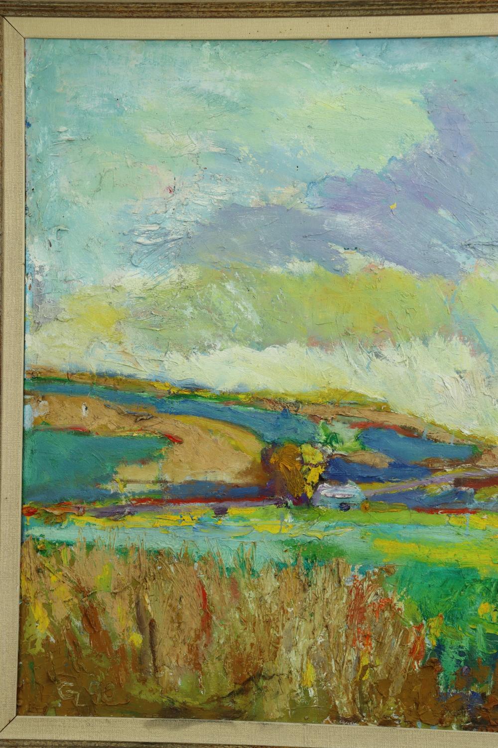Ulysses Floyd Rible - A Morning in Spring - Mid Century Oil on Canvas Painting For Sale 1