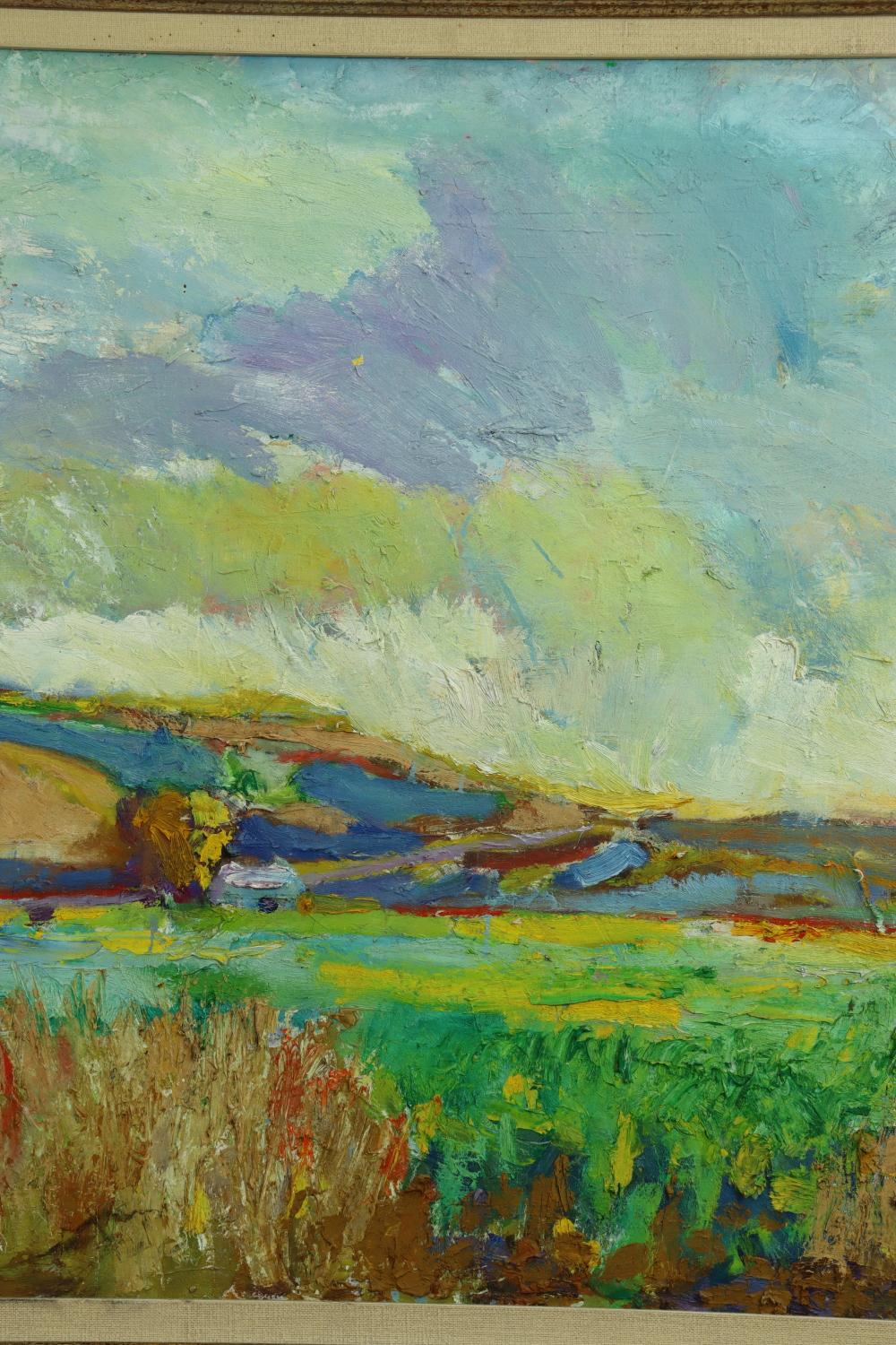 Ulysses Floyd Rible - A Morning in Spring - Mid Century Oil on Canvas Painting For Sale 2