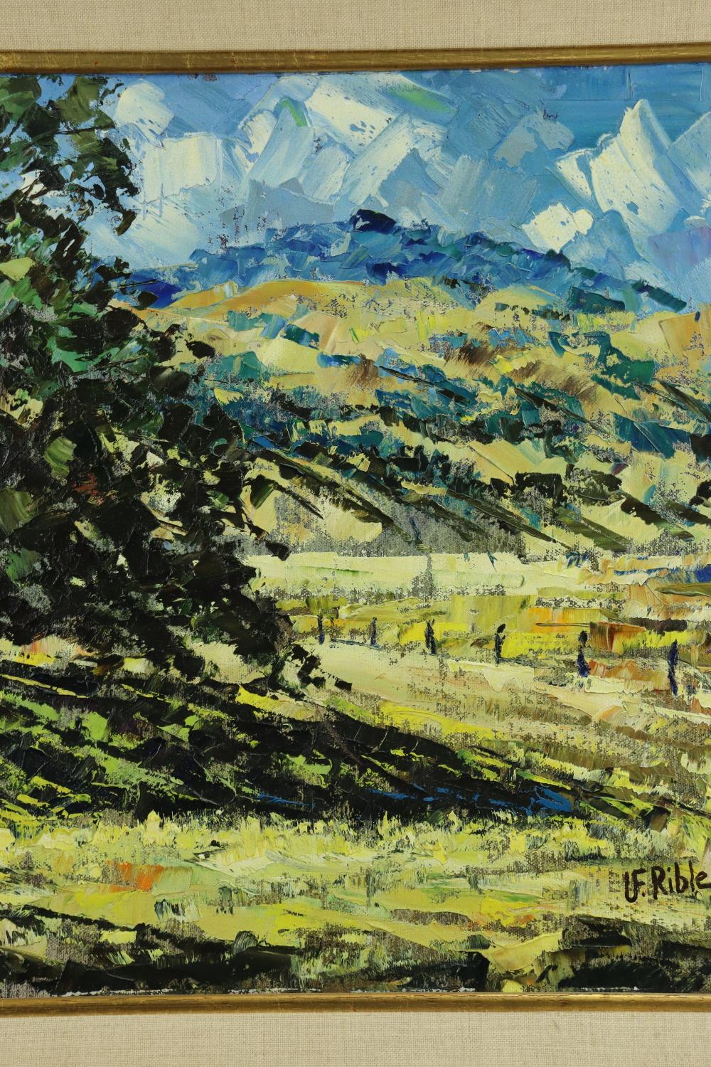 Ulysses Floyd Rible - A Morning in Spring - Oil on Canvas Painting Mid 20th C For Sale 1