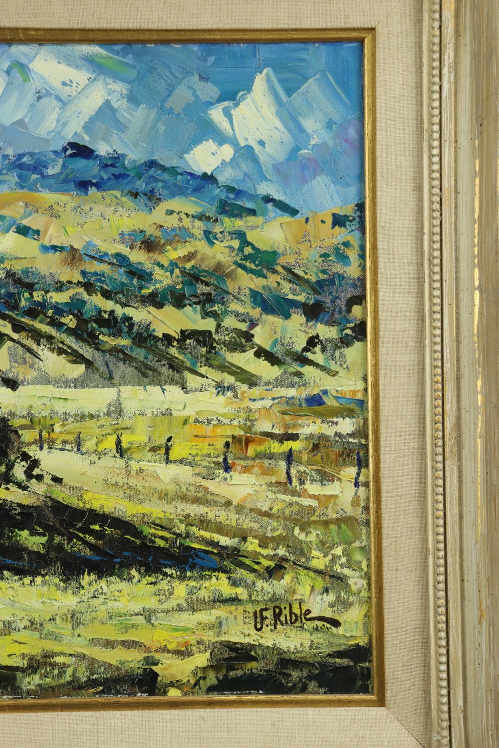 Ulysses Floyd Rible - A Morning in Spring - Oil on Canvas Painting Mid 20th C For Sale 2