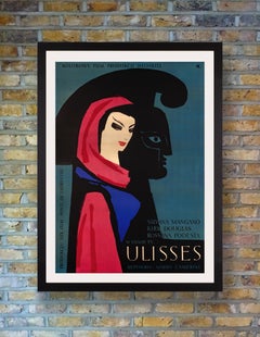 Originales Vintage-Filmplakat „Ulysses“ von Wiktor Gorka, Polnisch, 1957