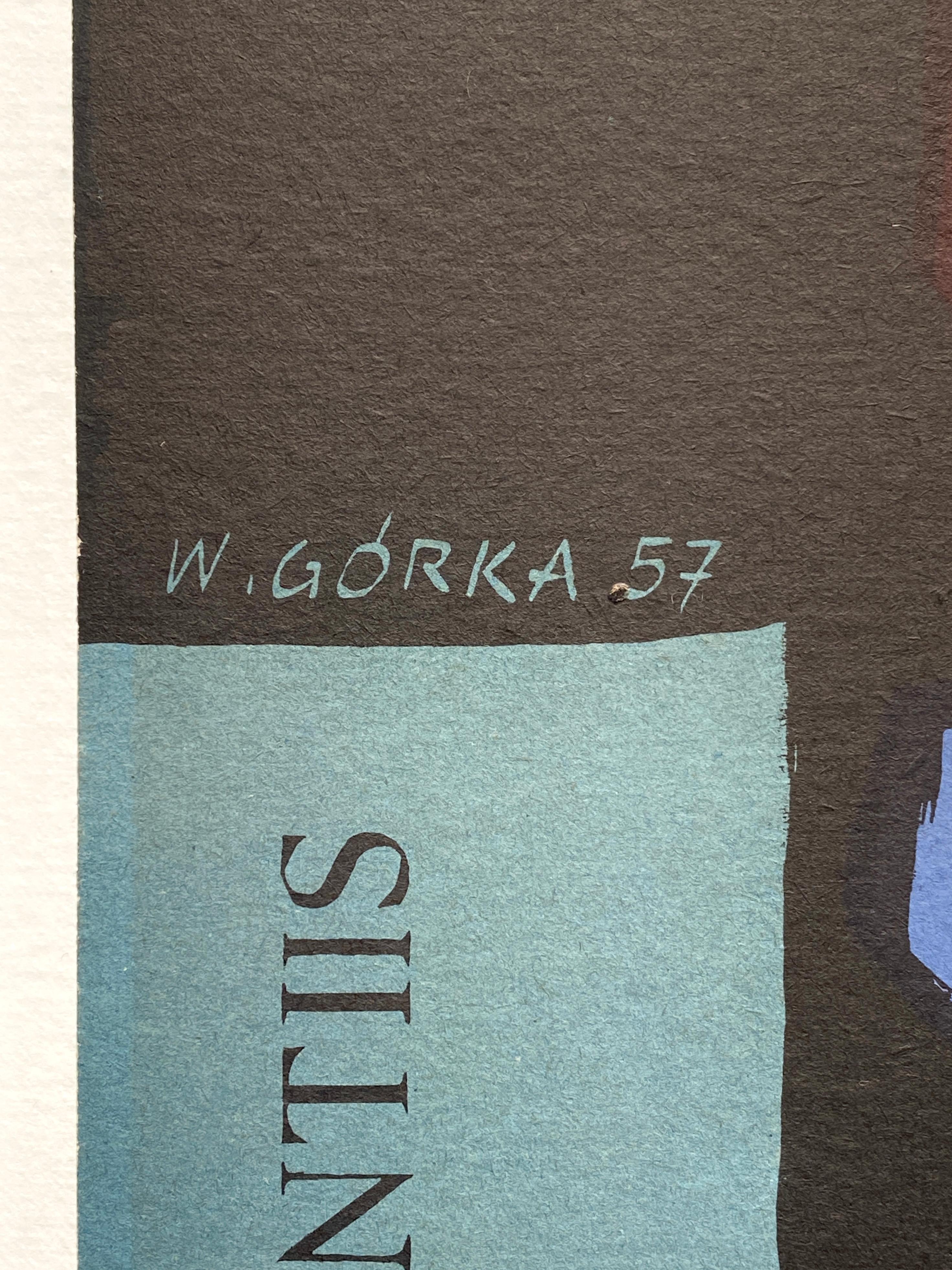 Polacco Poster cinematografico originale di 'Ulisse' di Wiktor Gorka, Polonia, 1957 in vendita