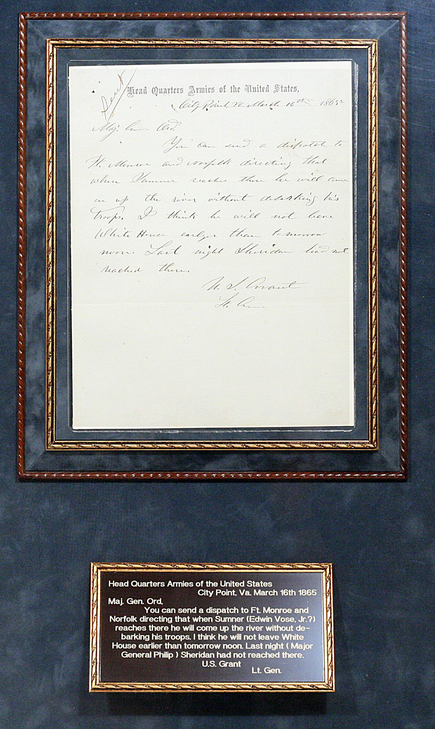 ulysses s grant signature