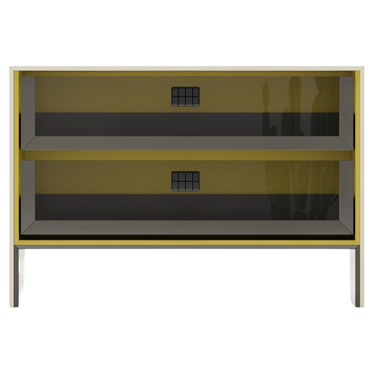 Uma Console (Mustard) For Sale