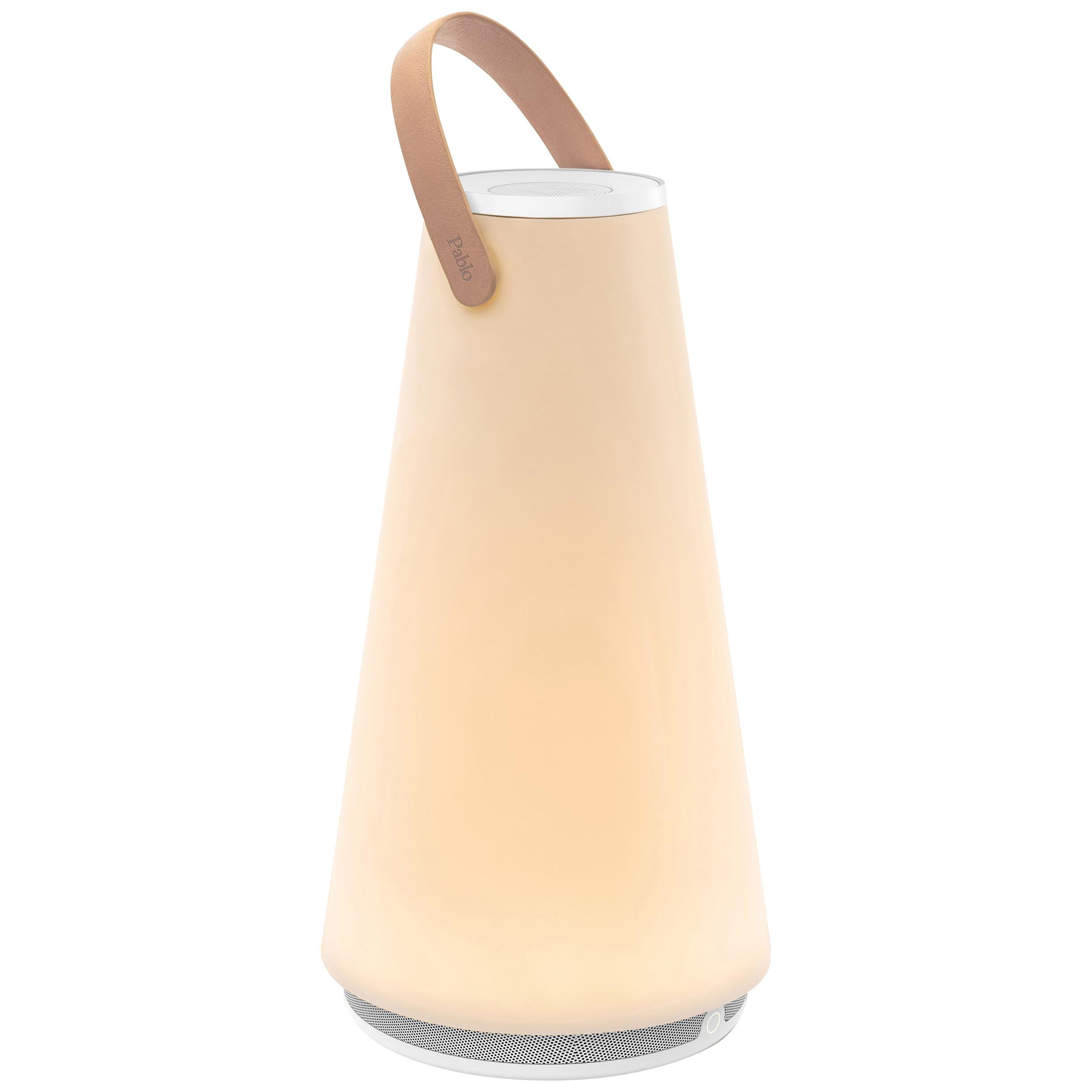 Uma Sound Lantern in White by Pablo Designs