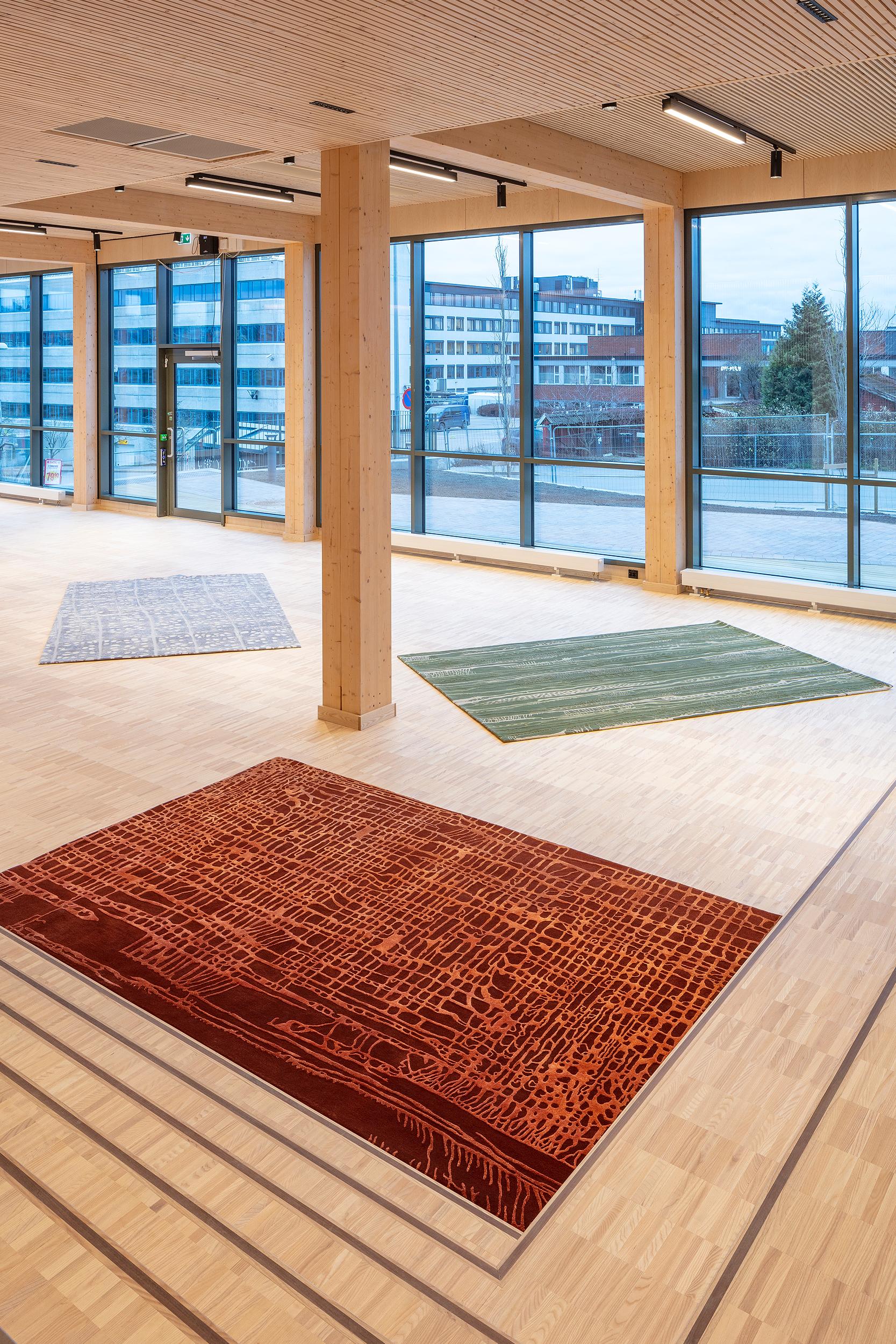 Uma Terracotta Rug by Volver Studios For Sale 4