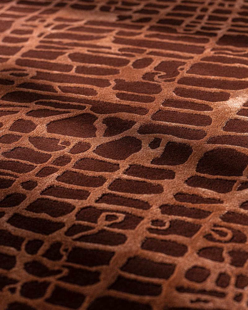 Uma Terracotta Rug by Volver Studios For Sale 9