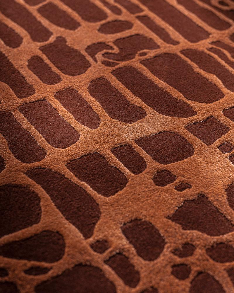 Uma Terracotta Rug by Volver Studios For Sale 10