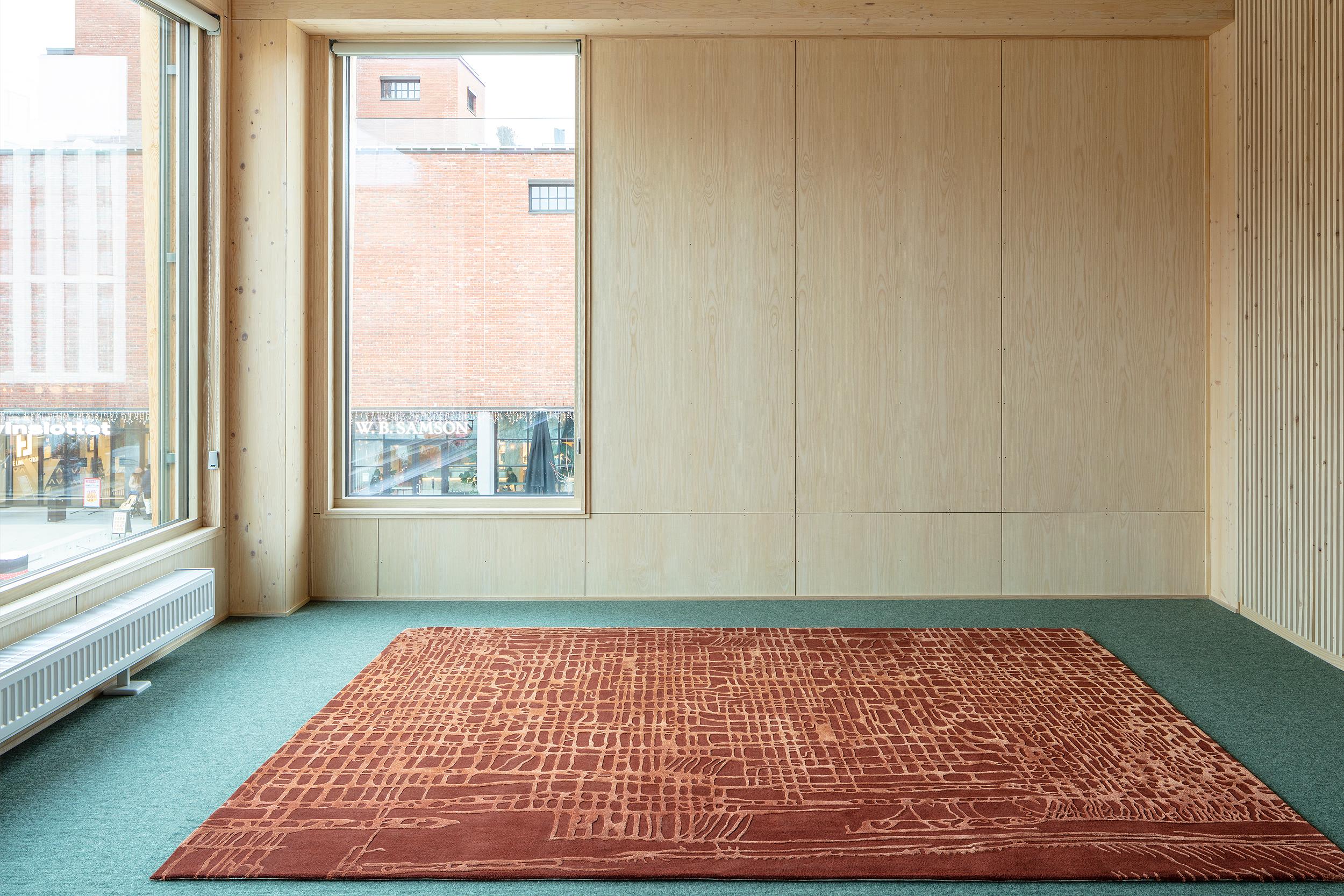 Other Uma Terracotta Rug by Volver Studios For Sale