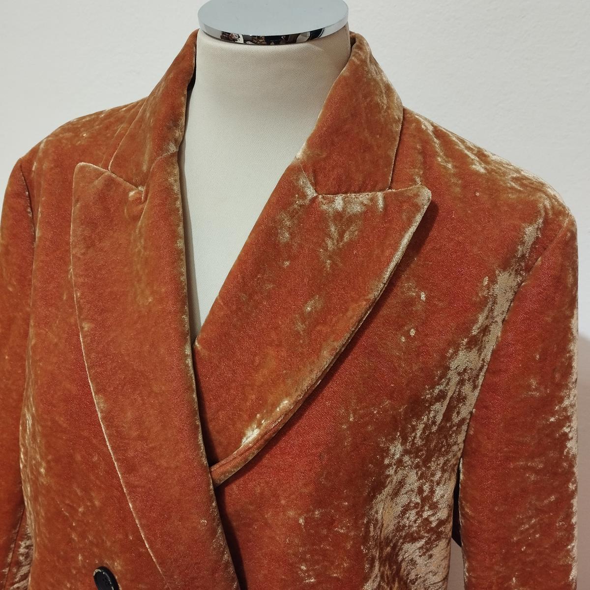 Brown Uma Wang Lobster Color Velvet Coat L