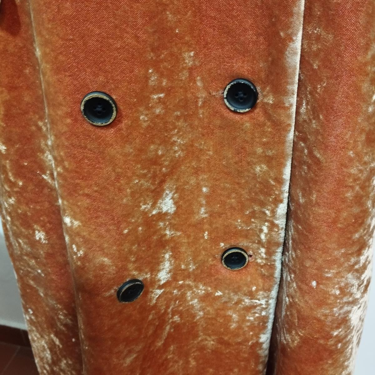 Uma Wang Lobster Color Velvet Coat L 1