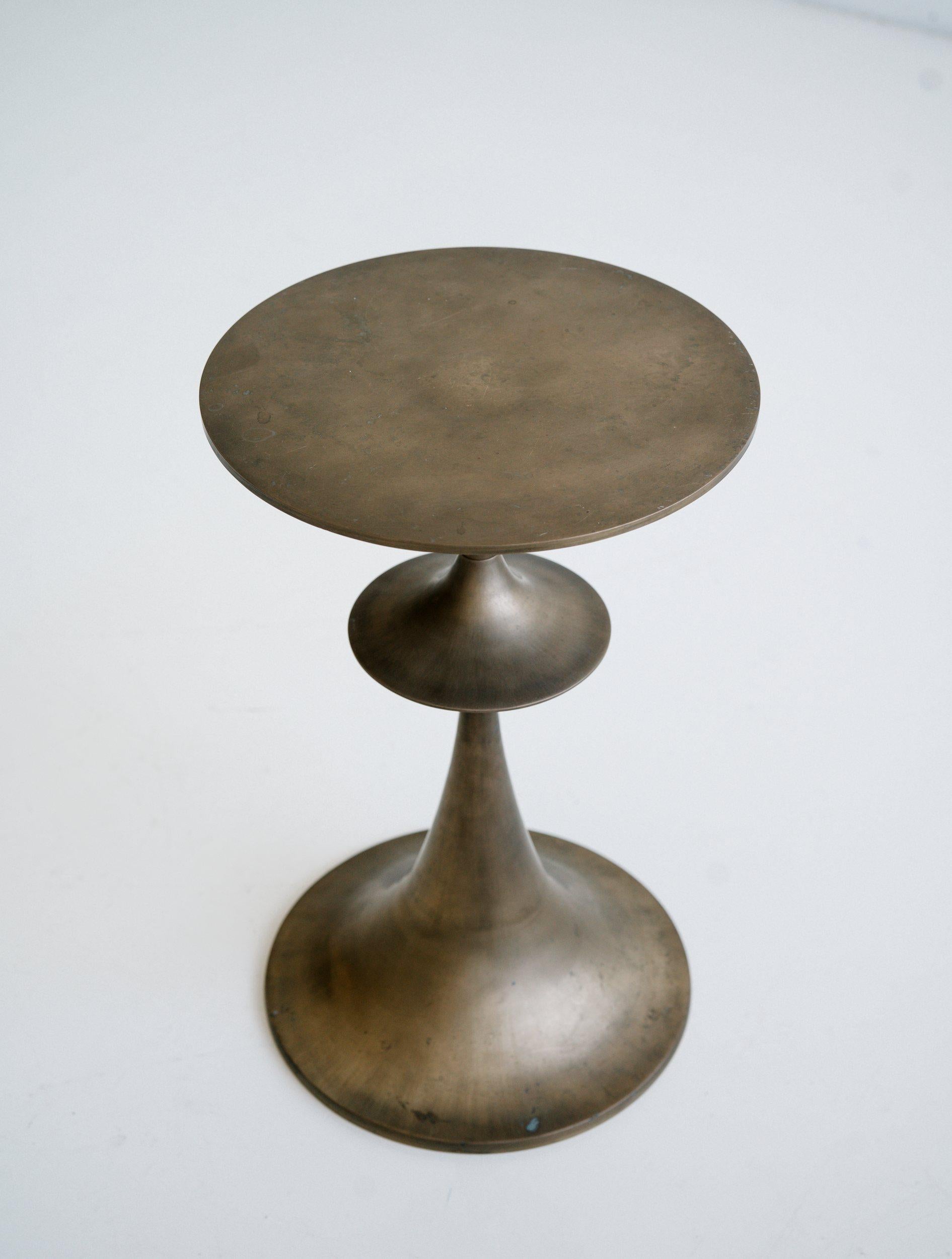 Umaid Table in cast brass, large For Sale 6