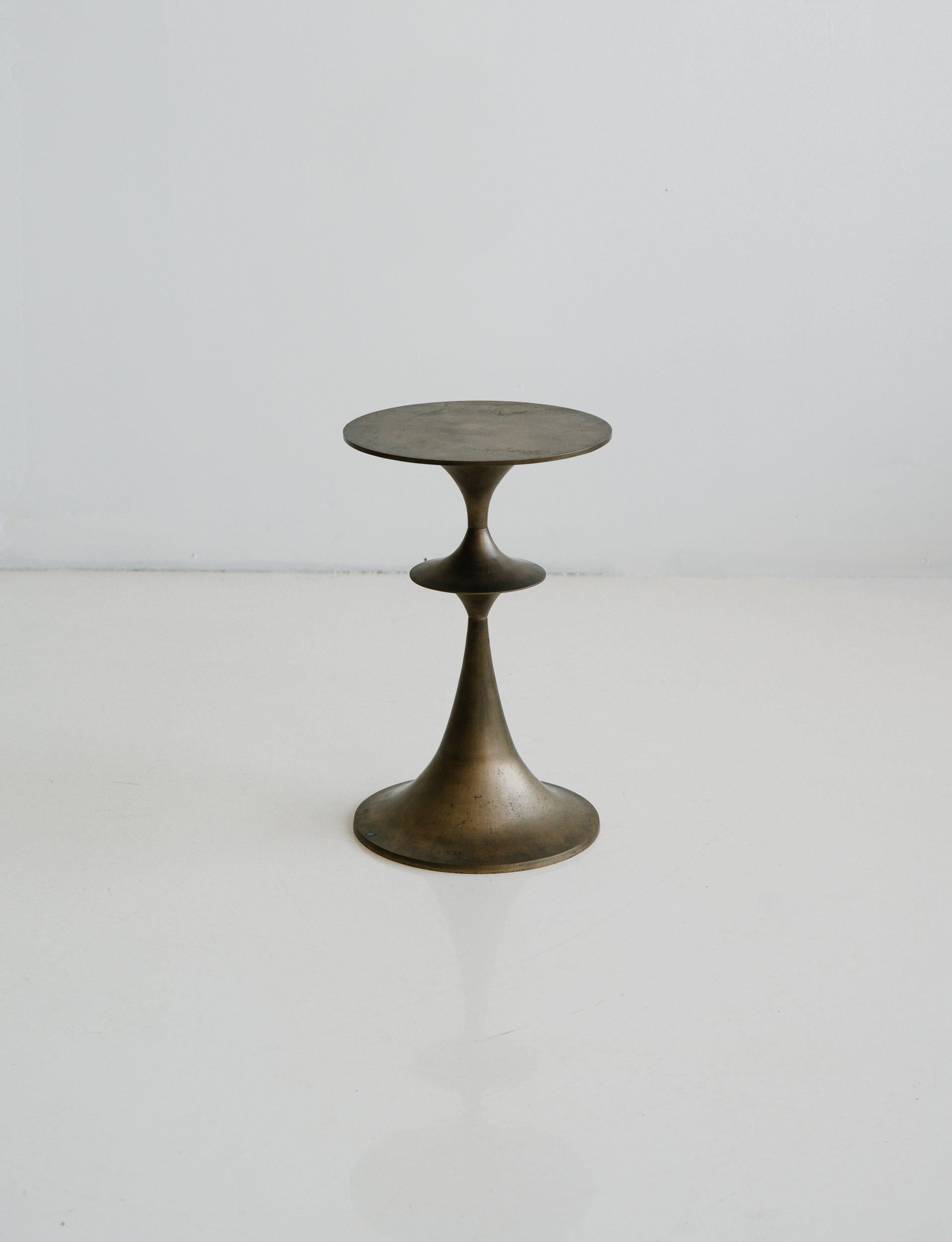 Brass Umaid Table in cast brass, large For Sale