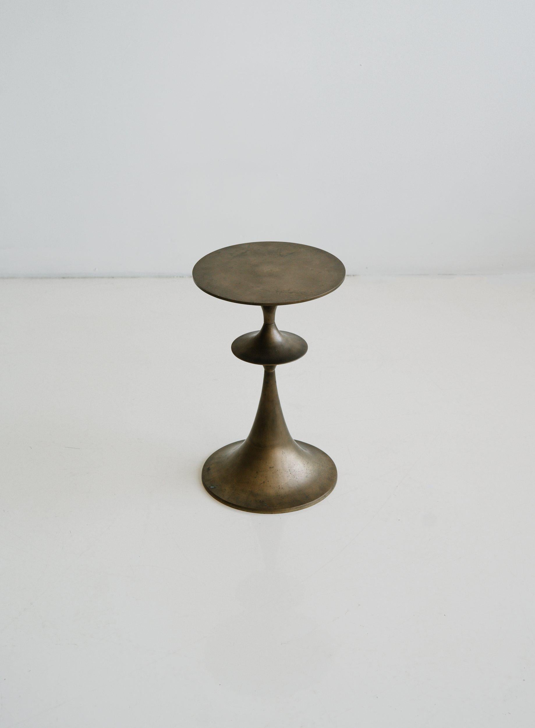 Umaid Table in cast brass, large For Sale 1