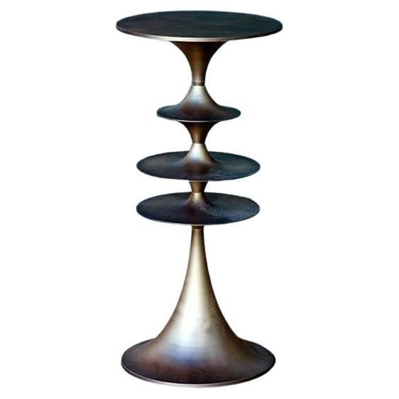 Umaid Table in cast brass, large