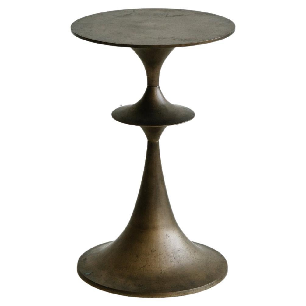 Umaid table in cast brass (small)  For Sale