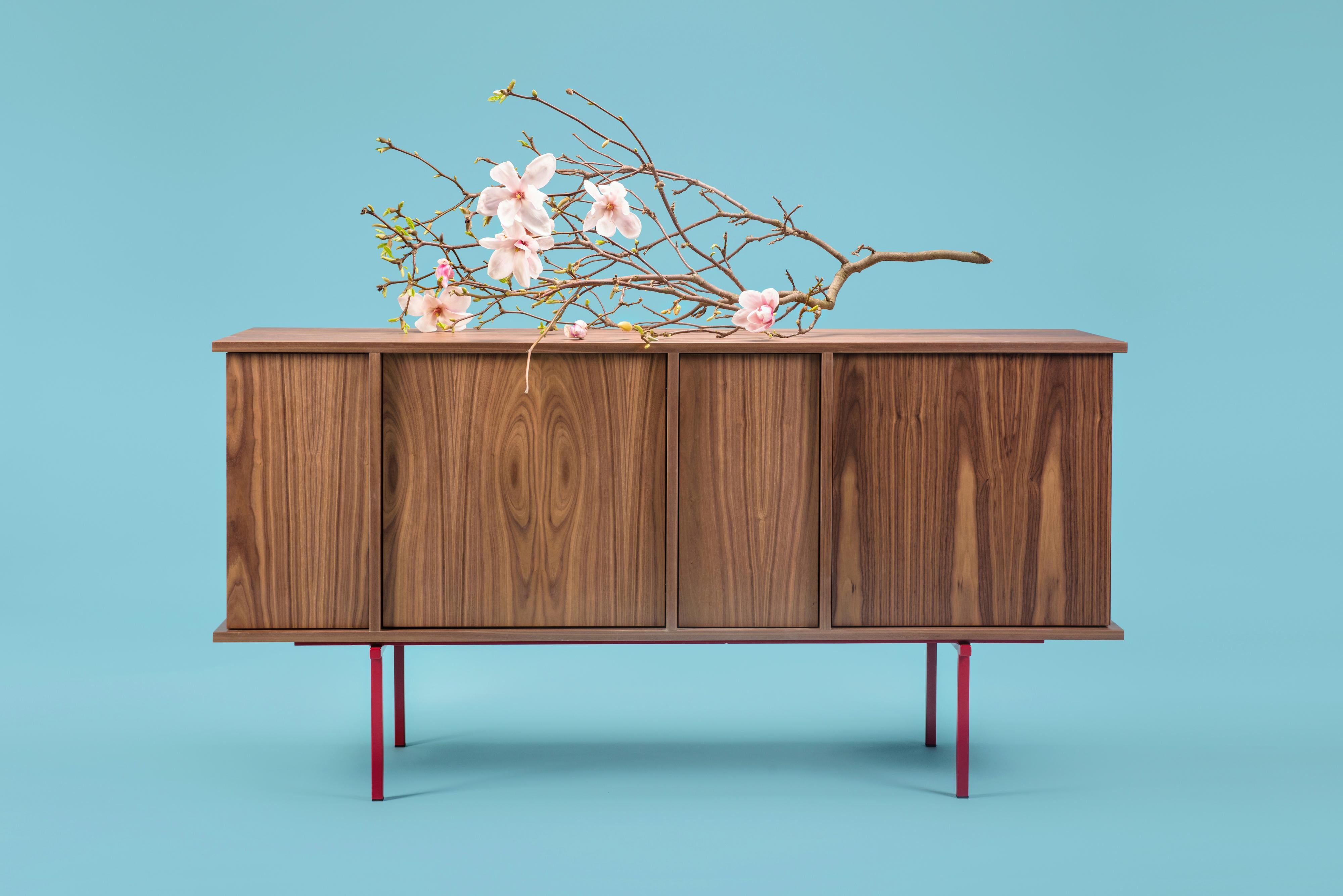 UMAMI U2 walnut cabinet by Phormy
Dimensions: D 46 x W 162 x H 83 cm.
Materials: American walnut, powder coated steel base.

Different materials and sizes available.

UMAMI, (or umame, from jap. ? ?) - one of the five basic tastes recognized