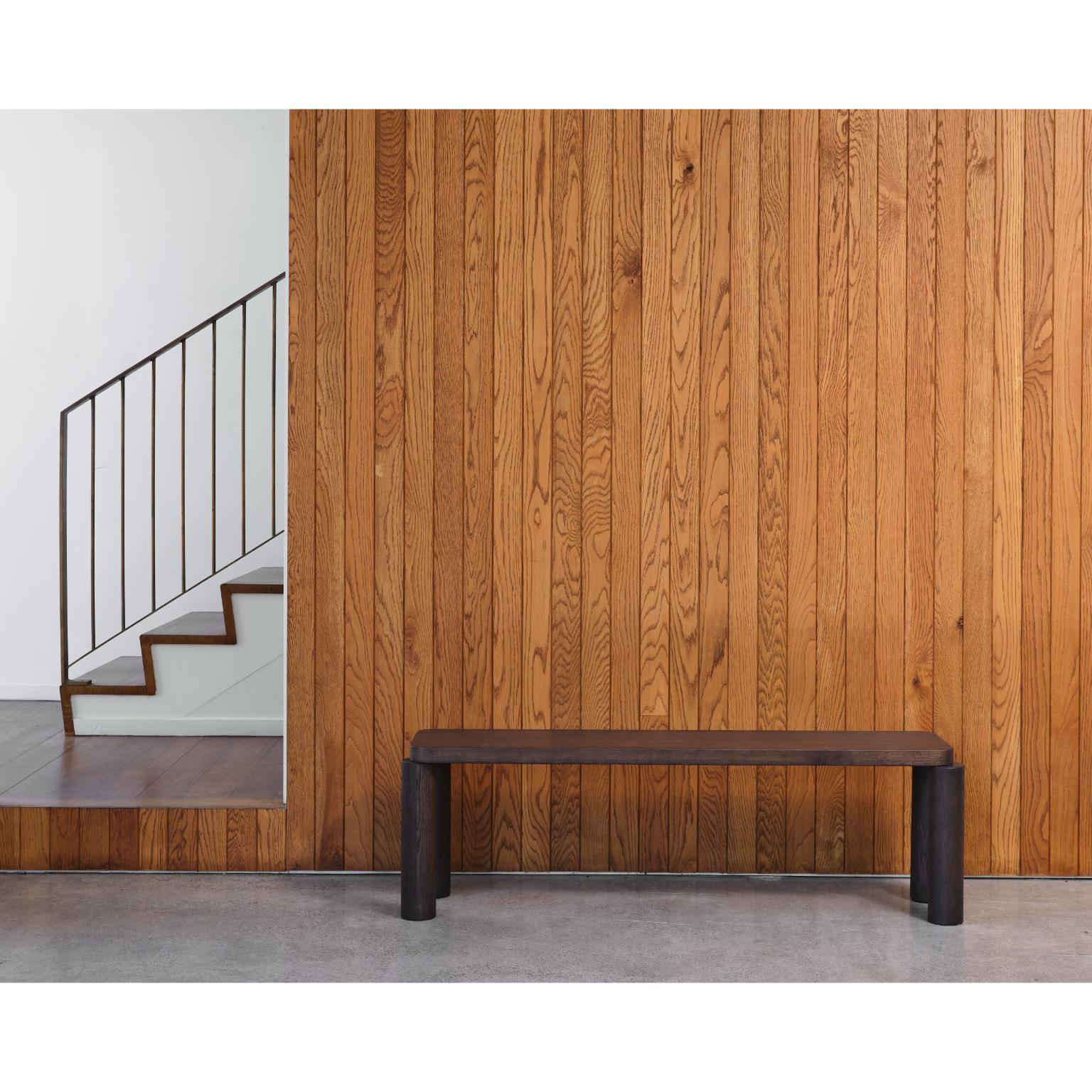 New Zealand Umber Offset Bench by Resident For Sale