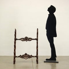 Umbertine Rifle Cabinet Walnut Italy 19th Century