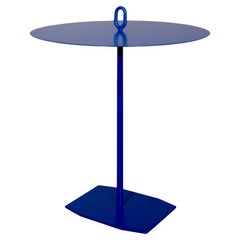 Table basse italienne contemporaine en acier avec œillet, Umbertino par Errante