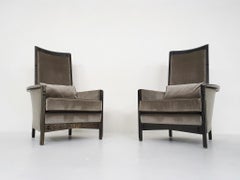 Umberto Asnago for Giorgetti "Peggy 63970" Lounge Chairs, Italy 1990