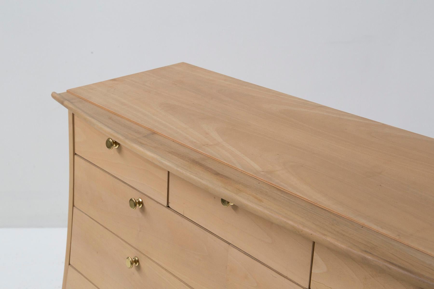 Post-Modern Umberto Asnago for Giorgetti, Postmodern Italian chest of drawers For Sale