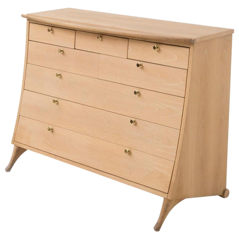 Umberto Asnago for Giorgetti, Postmodern Italian chest of drawers