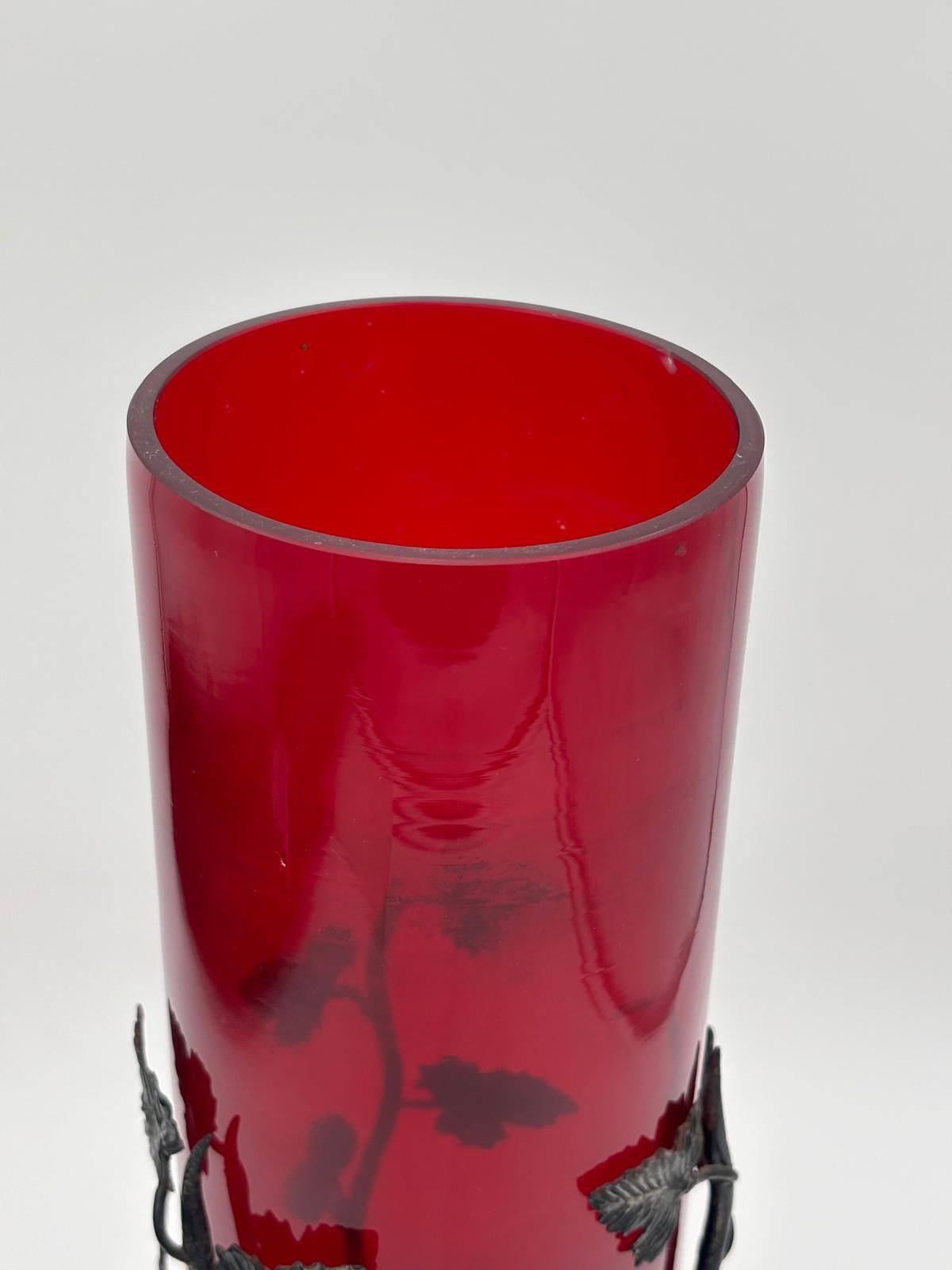 Vase en verre de Murano Umberto Bellotto, années 1930 Bon état - En vente à Taranto, IT