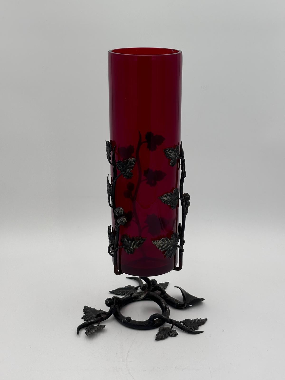 Verre de Murano Vase en verre de Murano Umberto Bellotto, années 1930 en vente
