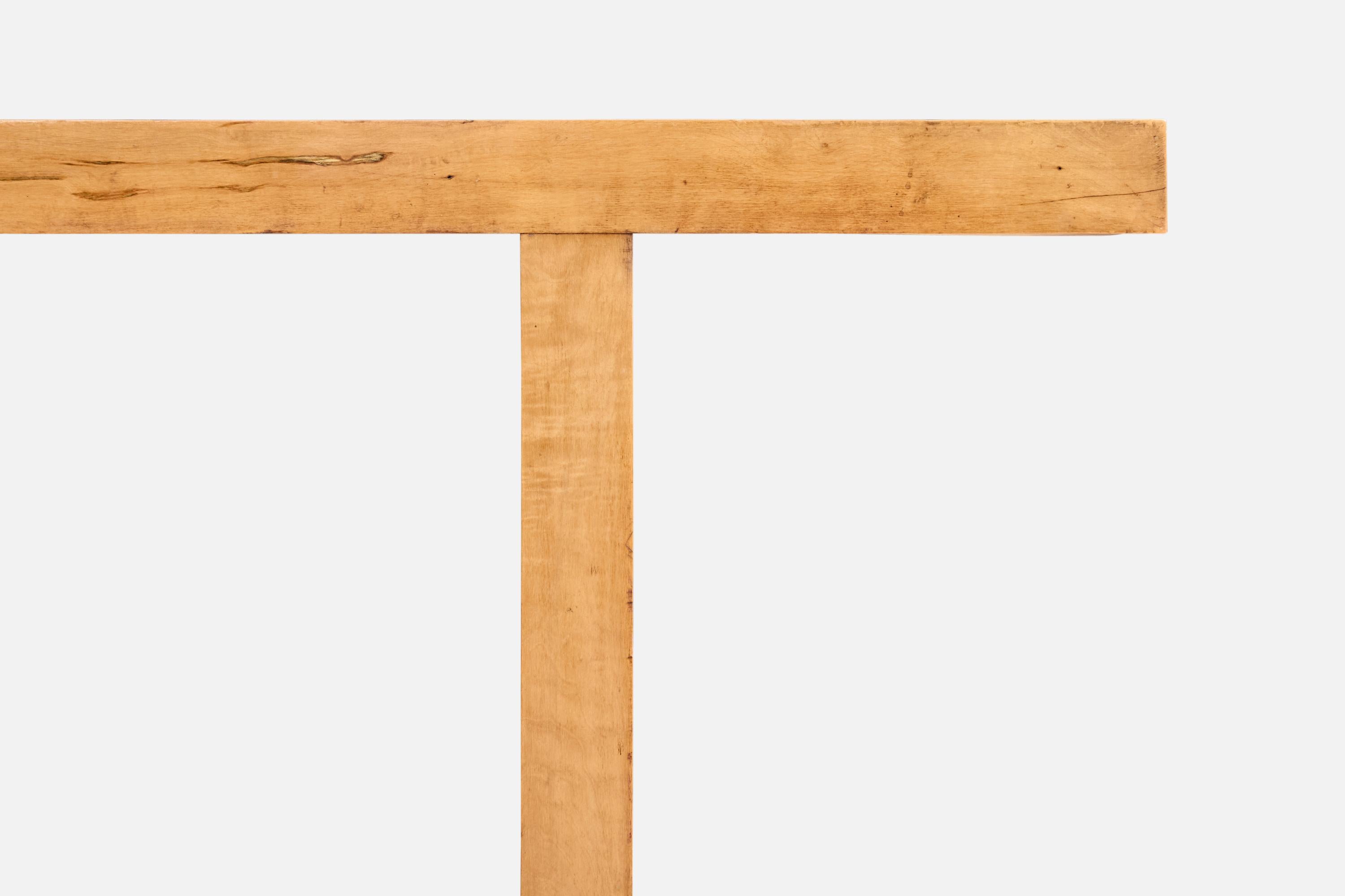 Mid-20th Century Umberto Brichetto, Console Table, Maple, Italy, 1930s For Sale