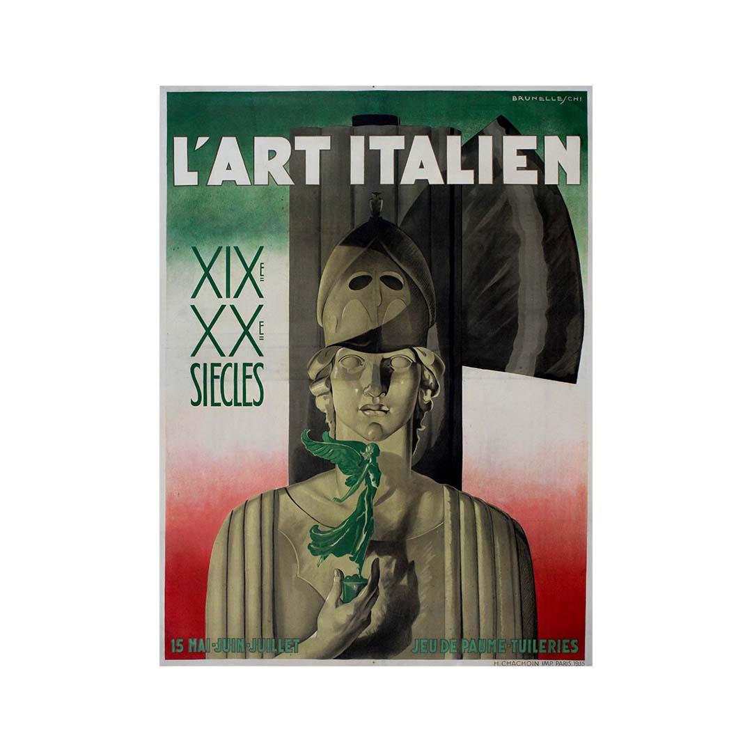 In 1935, the Italian artist Brunelleschi Umberto harnessed this power in his original poster for 