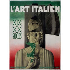 Vintage 1935 original poster by  Brunelleschi - L'art italien XIXe XXe siècles Art Deco