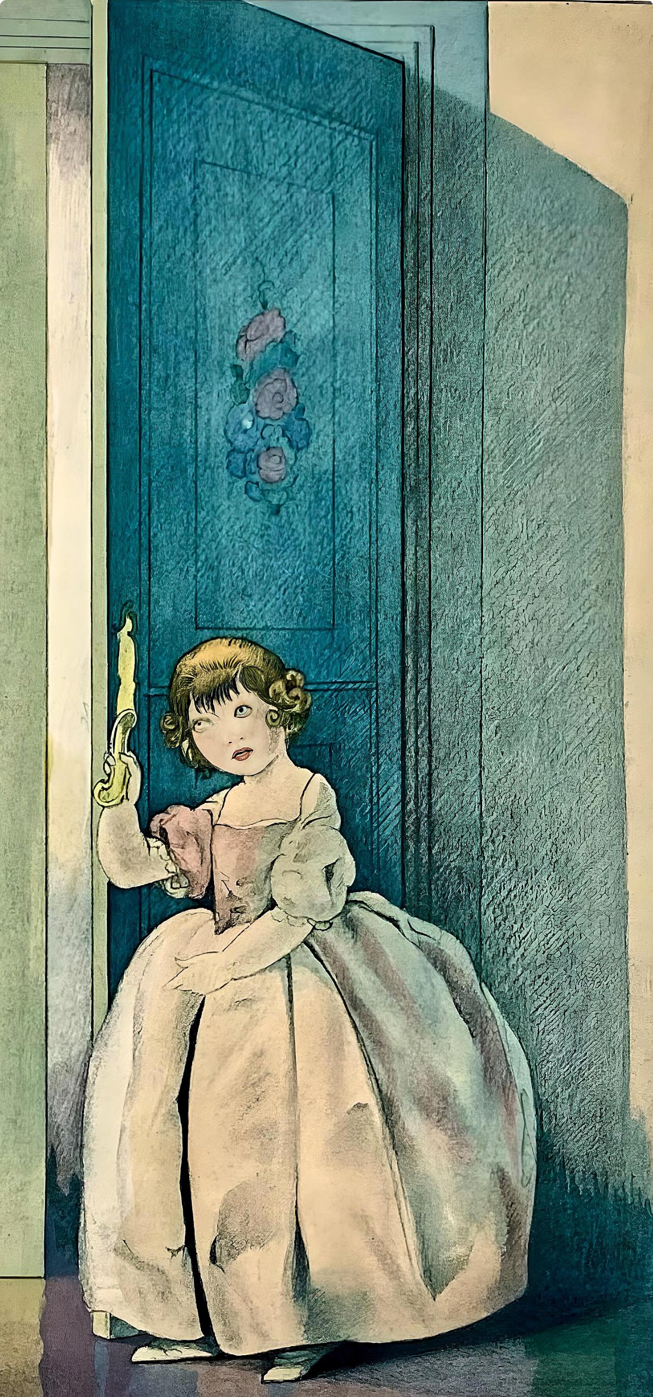 Brunelleschi, Composition, La Leçon d'amour dans un parc (after) - Print by Umberto Brunelleschi