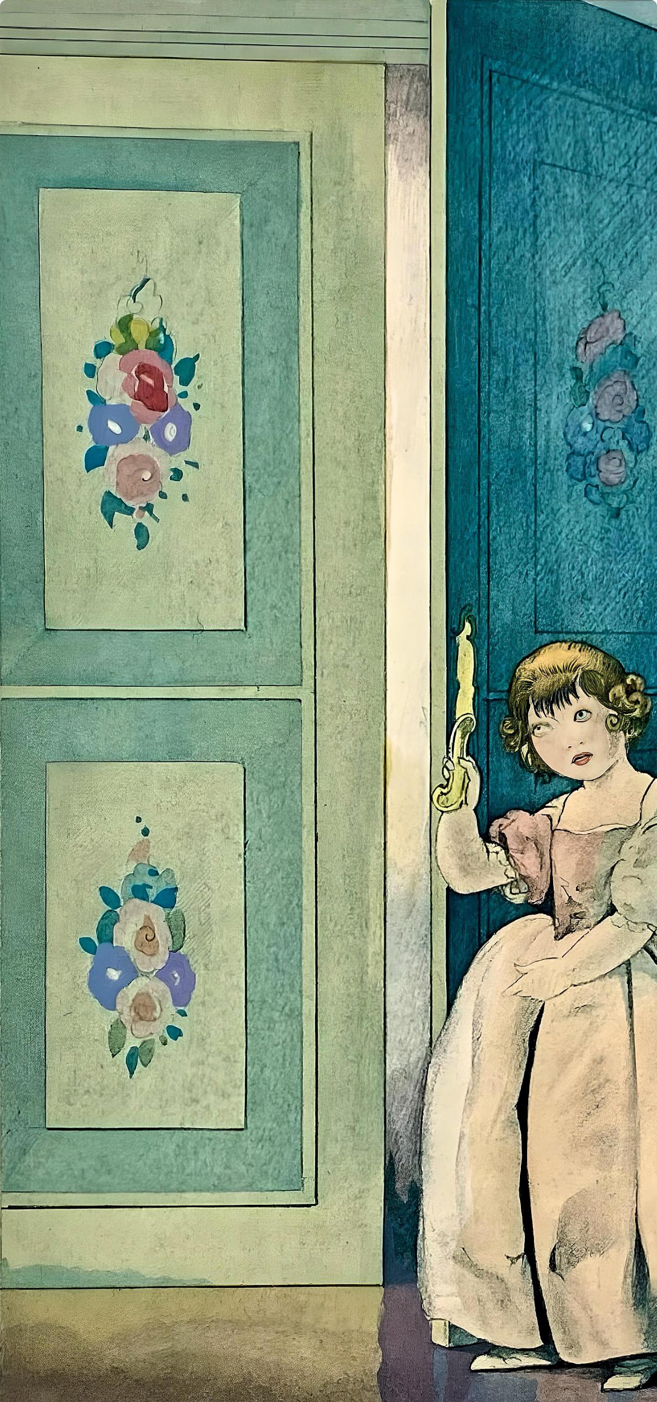 Brunelleschi, Composition, La Leçon d'amour dans un parc (after) - Modern Print by Umberto Brunelleschi